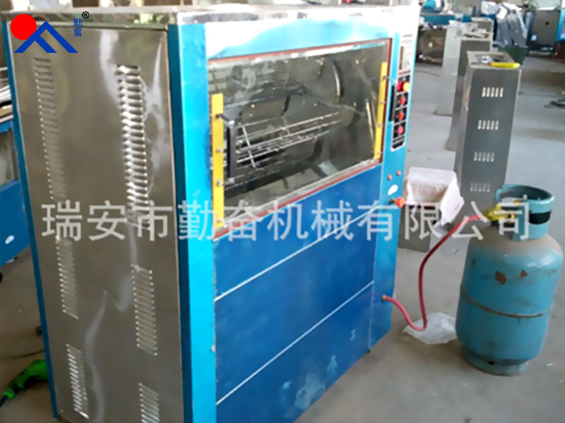 煤氣臥轉式自動控溫烤禽箱